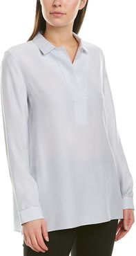 Lafayette 148 New York Finn Silk Blouse