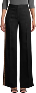 Derek Lam Wide Leg Tuxedo Stripe Pant