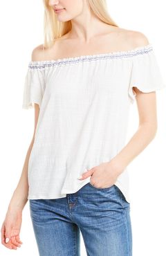 Max Studio Crinkle Top