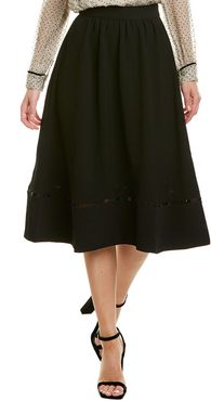 ba&sh Cutout Hem Midi Skirt