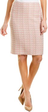 St. John Wool-Blend Pencil Skirt