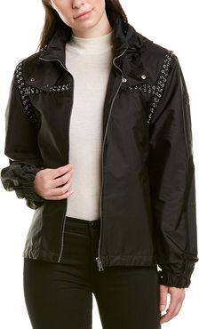 Moncler Genius 6 Leather-Trim Jacket