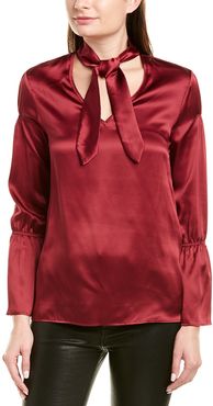 PINKO Default Silk Top