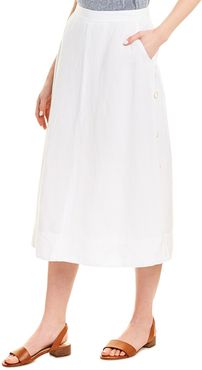 NIC+ZOE Linen-Blend A-Line Skirt
