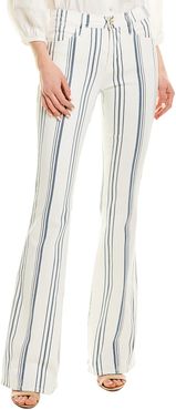 FRAME Denim Le High Blanc Multicolor Flare Leg