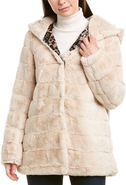 Laundry by Shelli Segal Quilted Cozy Coat