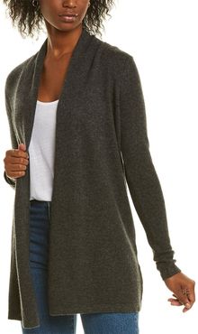 Forte Cashmere Open Front Cashmere Cardigan