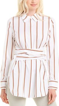 Lafayette 148 New York Cordelia Silk-Blend Blouse