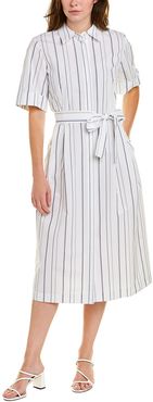 Lafayette 148 New York Eleni Linen Shirtdress