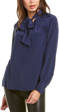 Trina Turk Cabernet Silk Top