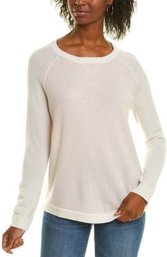 Forte Cashmere Exposed Seam Cashmere Sweater