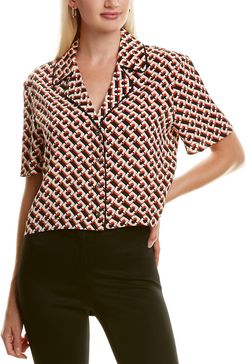 Diane von Furstenberg Cheryl Silk Shirt