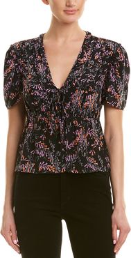 Cinq a Sept Keira Silk Top