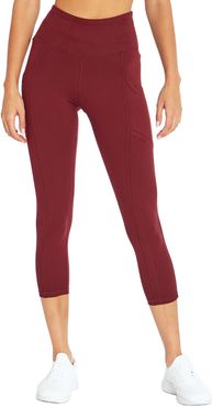 Marika Drew High-Waist Mid Calf Legging