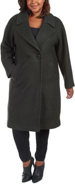 Rachel Roy Plus Medium Wool-Blend Coat