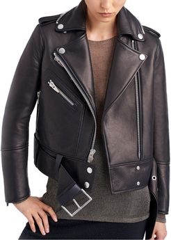 THE ARRIVALS Ruf Bonded Leather Moto Jacket