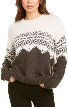Velvet by Graham & Spencer Fairisle Wool-Blend Sweater