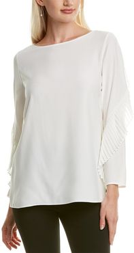 Lafayette 148 New York Alessia Silk Blouse