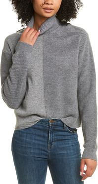 Theory Colorblocked Cashmere Sweater