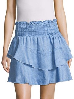 Cosette Corinne Ruffle Mini Skirt