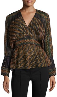 Anna Sui Diamond Border Blouse