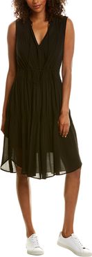 James Perse Pleated Shift Dress