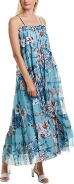 Diane von Furstenberg Julia Convertible Silk-Blend Maxi Dress