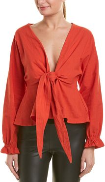 Aiden Tie-Front Top