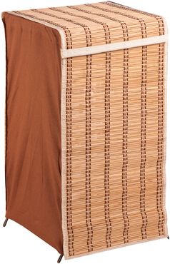 Honey-Can-Do Tall Bamboo Wicker Hamper