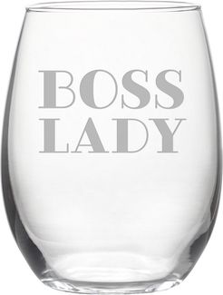 Susquehanna Glass Boss Lady Stemless Wine & Gift Box