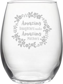 Susquehanna Glass Amazing Daughters Stemless Wine & Gift Box