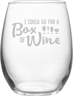 Susquehanna Glass Box of Wine Stemless Wine & Gift Box