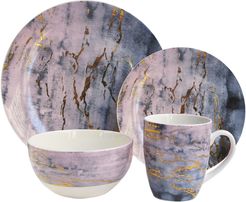 Jay Import Marble 16pc Dinnerware Set