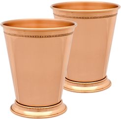 Ten Strawberry Street Copper Julep Set of Two 16 oz. Copper Julep Cups