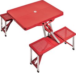 Picnic Time Foldable Picnic Table with Seats