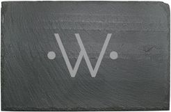 Susquehanna Glass Dot Monogram Slate Board
