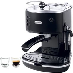 DeLonghi Icona 15-Bar Pump Driven Espresso/Cappuccino Maker & 2 Espresso Glasses