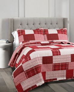 Triangle Home Fashions 3pc Greenville Quilt Set