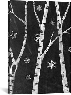 iCanvas Snowy Birches III by Mary Urban Canvas Artwork