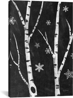 iCanvas Snowy Birches IV by Mary Urban Canvas Artwork