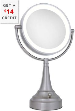 Zadro? Cordless Dual-Sided LED Lighted Round Vanity Mirror