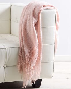 Belle Epoque Pink Woven Throw