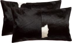 lifestyle brands Set of 2 Torino Kobe Cowhide Pillows