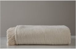 Downtown Company Cashmere Tan Soft Cotton Blanket-Tan