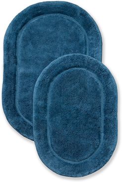 Superior 2pc Oval Bath Rug Set