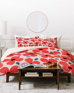 Deny Designs Garima Dhawan Dogwood Duvet Cover Set