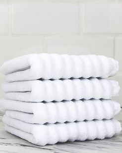 Melange Home Set of 4 Turkish Cotton Wash Towels