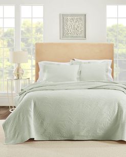 Realeza Ella European Matelasse Coverlet Set