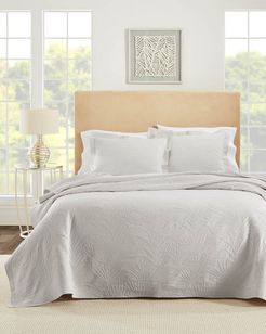 Realeza Ella European Matelasse Coverlet Set