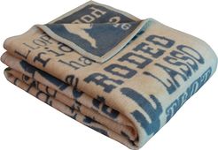 IBENA Wild West Fonts Jacquard Throw Blanket